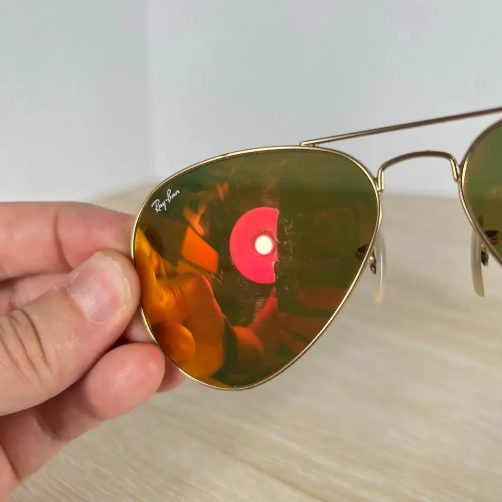 Ray-Ban RB3025 Aviator Large Metal 112/69 Sunglasses FRAMES ONLY 58-14